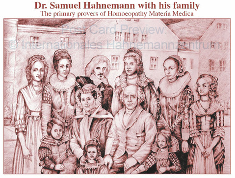 Dr. Hahnemann with Family