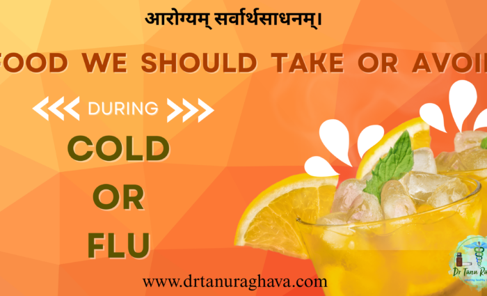 food to avoid in cold and flu